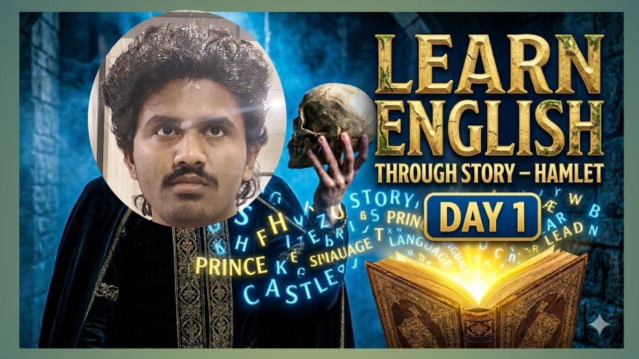 Learn English Through Story | Hamlet by William Shakespeare  | Day 1 of Speaking in English 