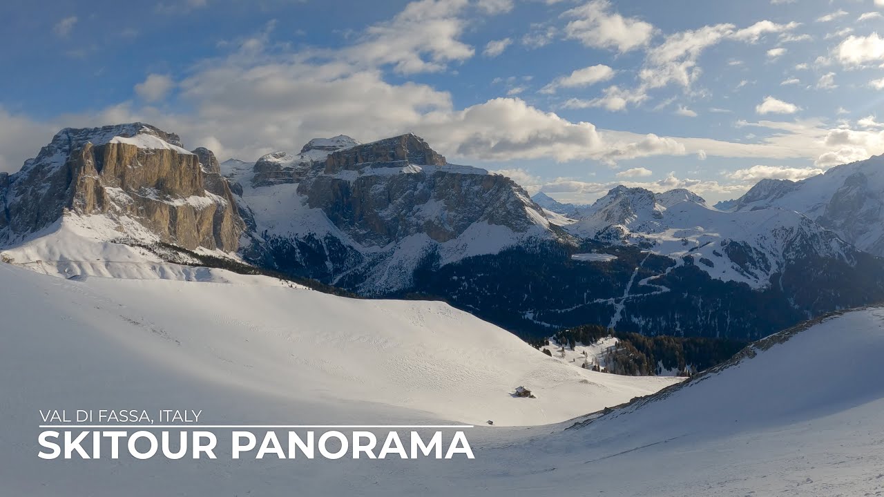 Val di Fassa, Skitour Panorama - bez słów