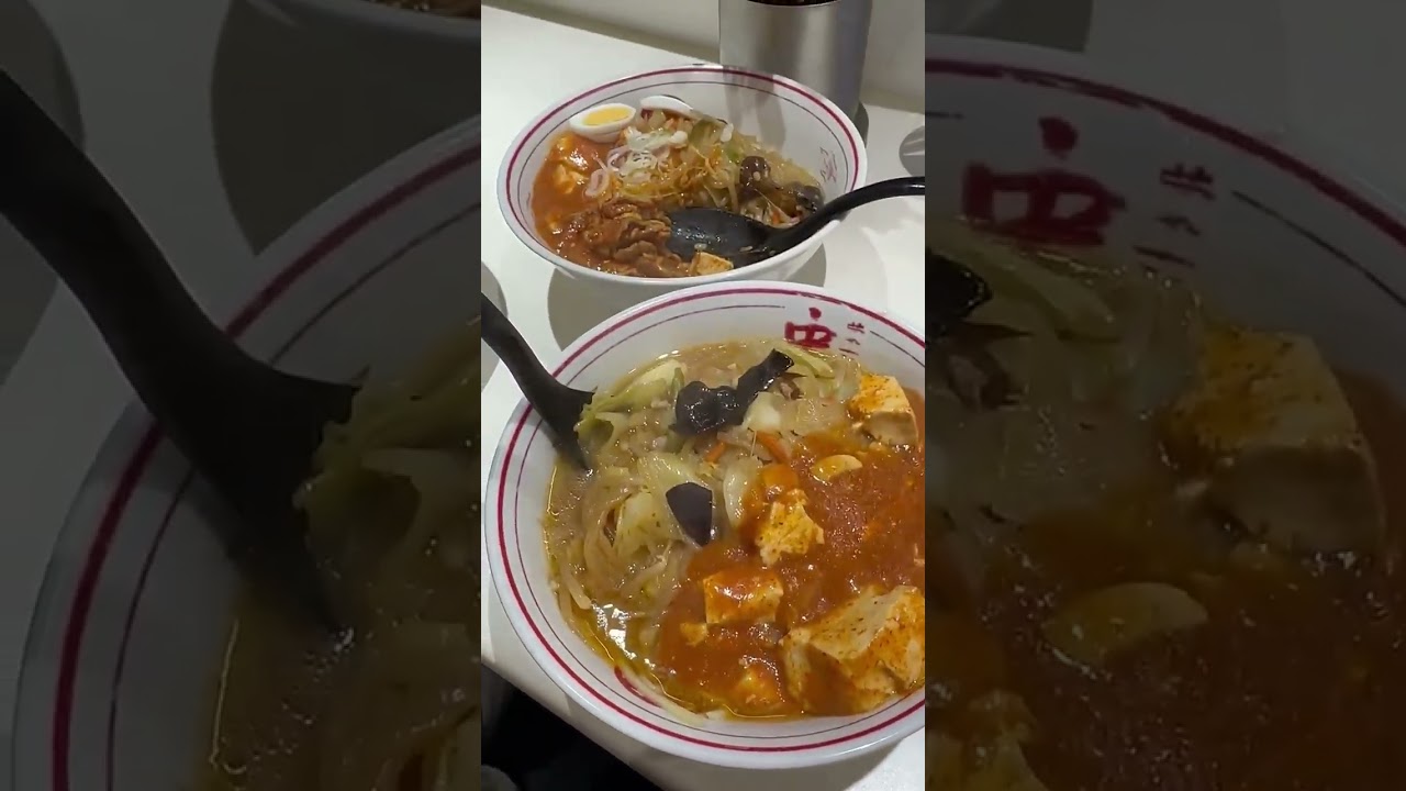 🌄The state of Mouko Tanmen Nakamoto🍜🌶️蒙古タンメン中本の様子🍜🌶️ 