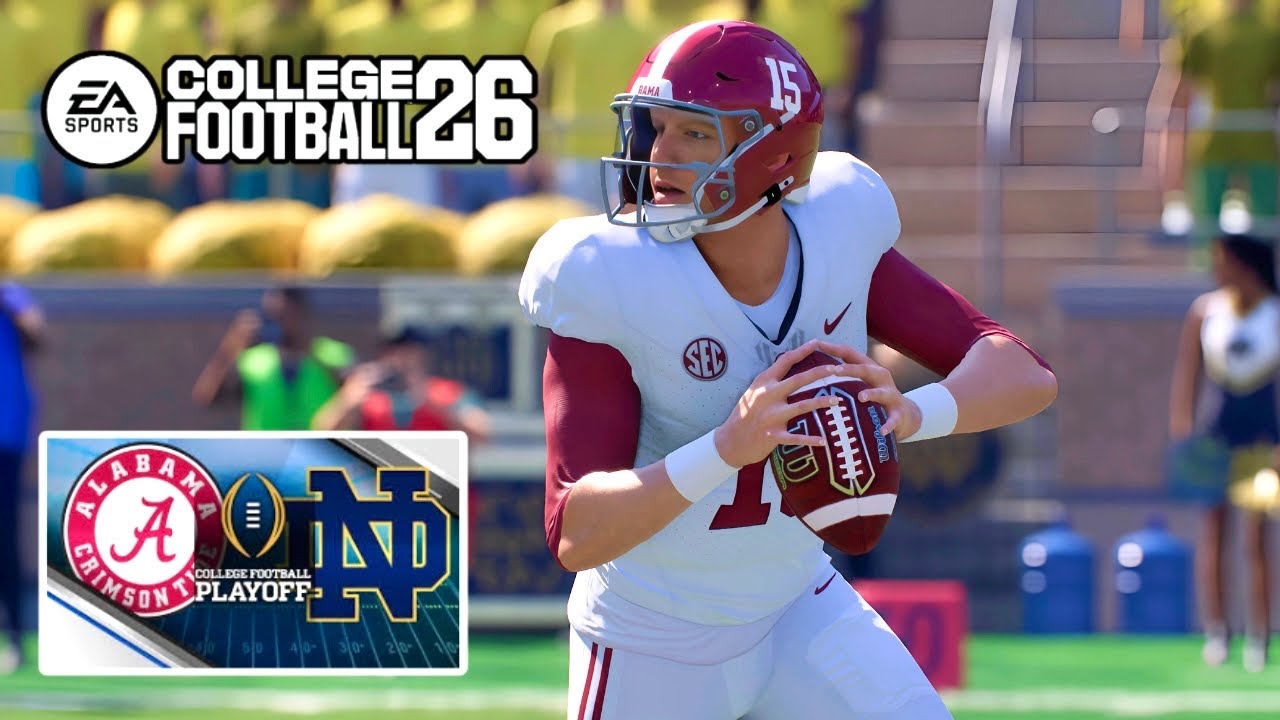 Notre Dame vs Alabama CFB 26 Simulation 