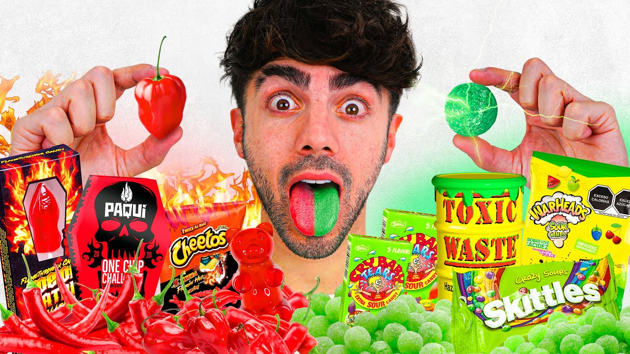 PROBAMOS LOS DULCES MÁS ÁCIDOS Y PICANTES DEL MUNDO!