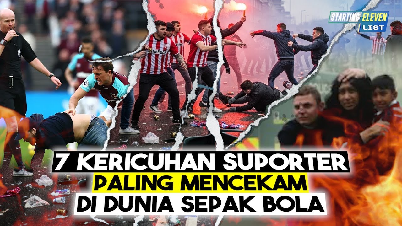 Rivalitas Panas! 7 Kerusuhan Antar Suporter Paling Mengerikan dan Paling Gila dalam Sepak Bola