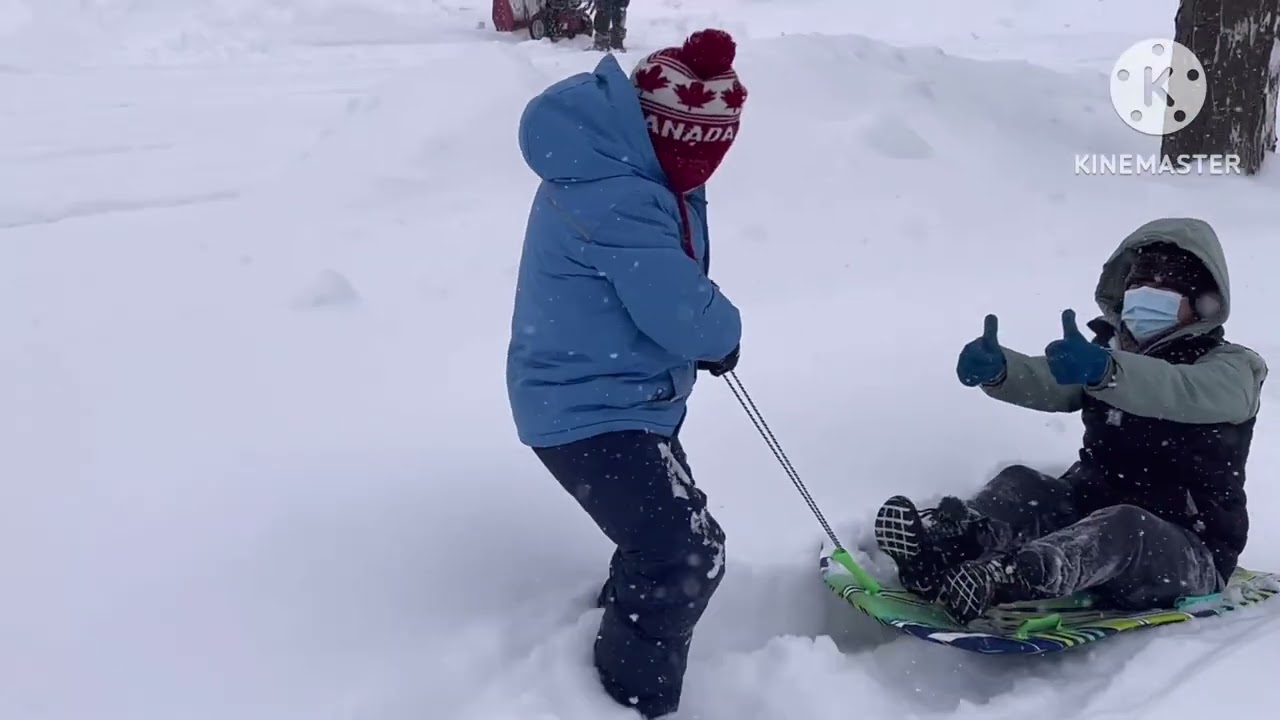 Snow storm attacking  Toronto 