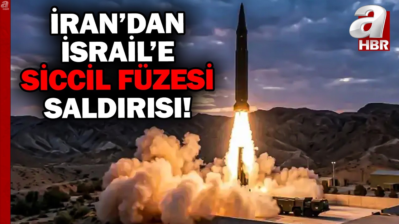 ABD-İRAN Savaşı 17. Gününde... İran İlk Kez SİCCİL FÜZESİYLE İsrail'i Vurdu! | A Haber