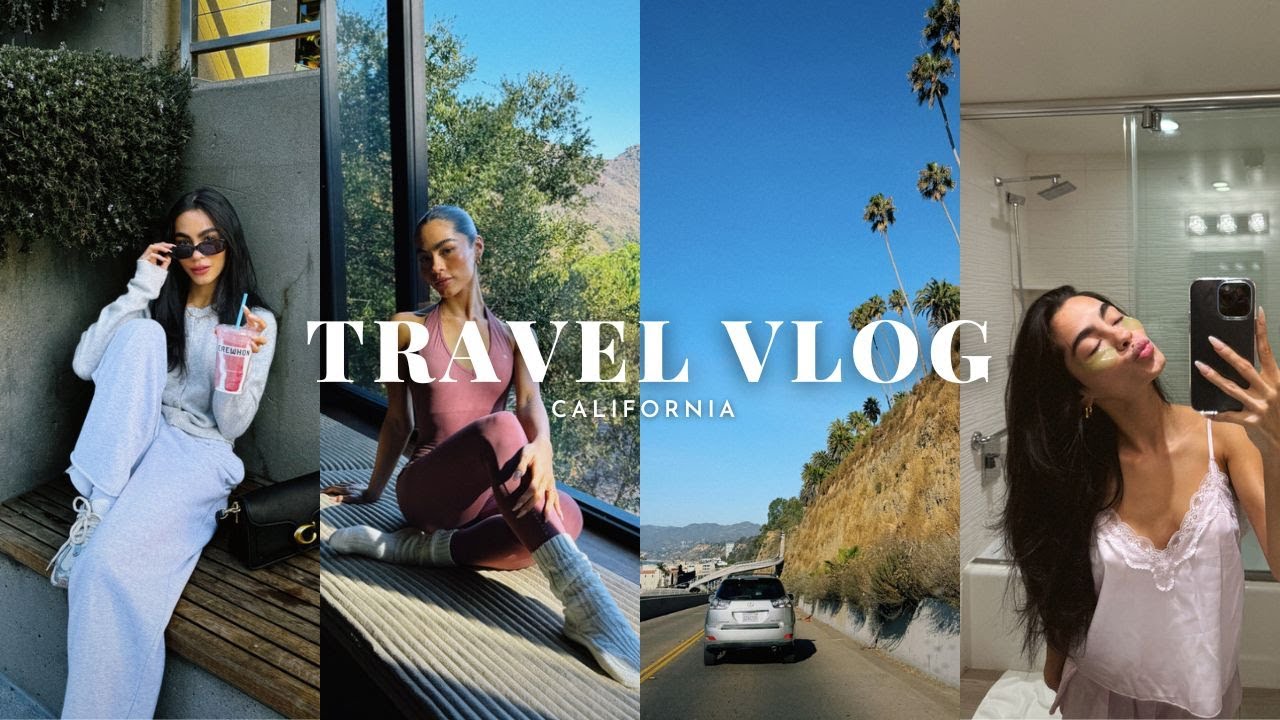 Travel Vlog ✈️ | YOUNG LA PHOTOSHOOT🤍, GRWM💄 , HAUL✨, WHAT I EAT ON VACAY🥑 .......