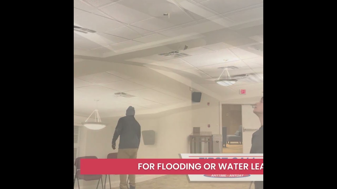 Water Damage Restoration Job
