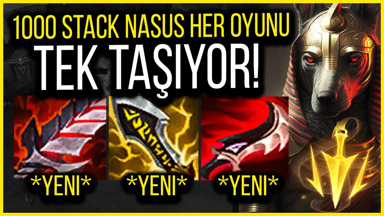 💪🐶 1000 STACK KRİTİK TEK ATAN NASUS SORUNSALI 🐶💪