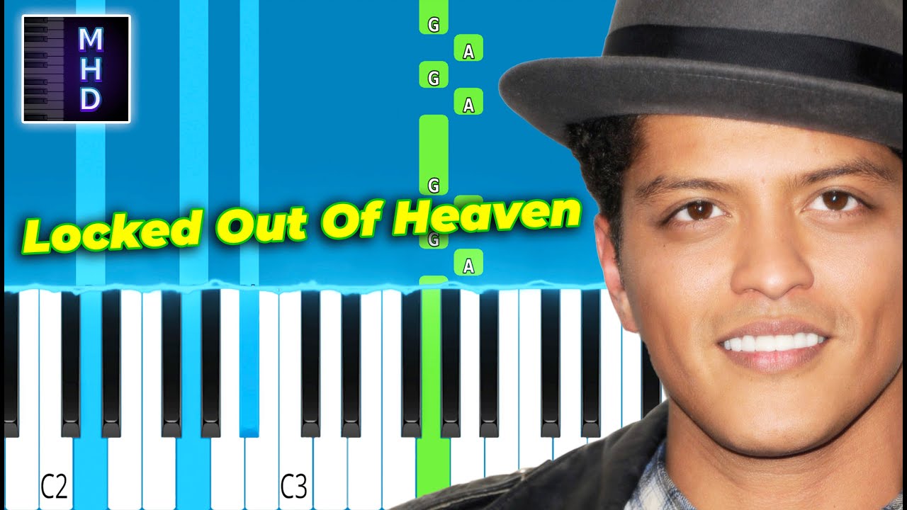 Bruno Mars - Locked Out Of Heaven (Piano Tutorial Easy)
