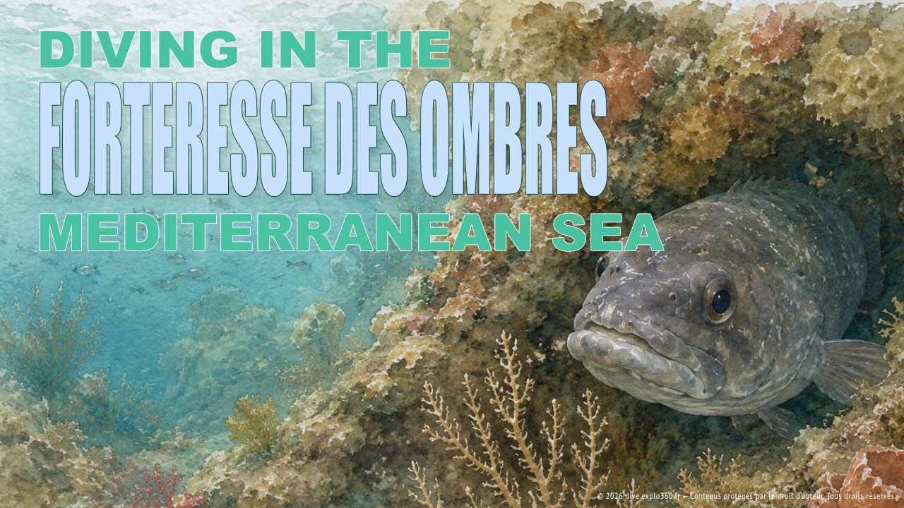 Plongée sur un sec : La forteresse des ombres, septembre 2025 #diveExplo360