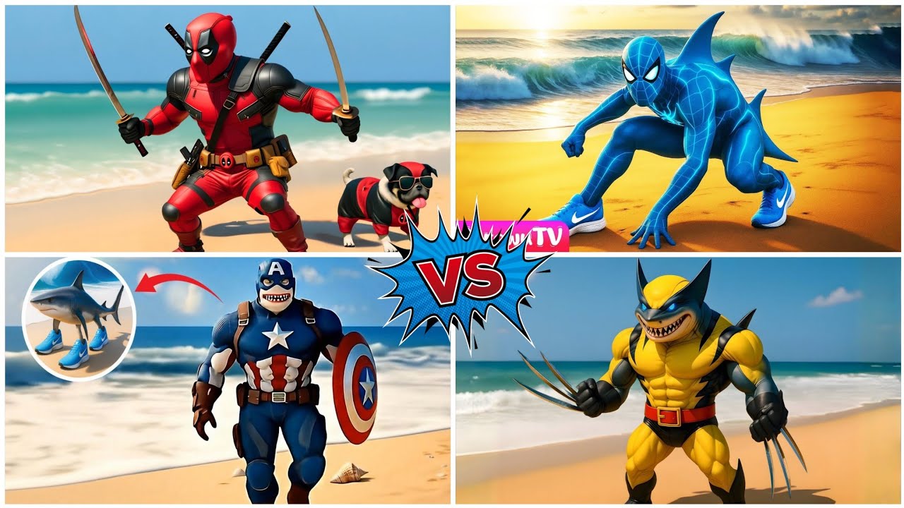 BRAINROT EXTINCTION DEADPOOL🆚️BRAINROT Spider-Man🆚️BRAINROT EXTINCTIONAvengers🆚️EXTINCTION WOLVERINE