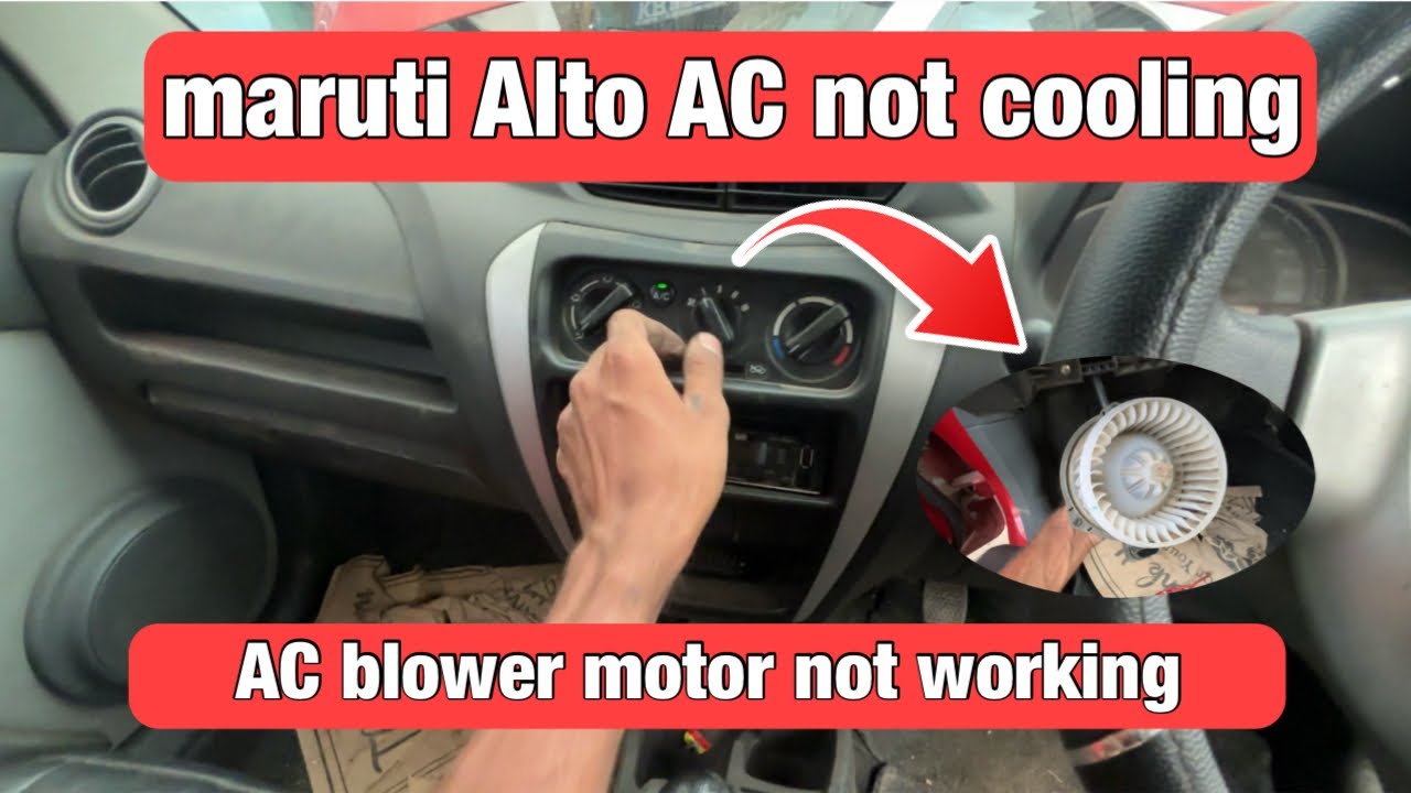 maruti alto AC not working and AC blower not working !
