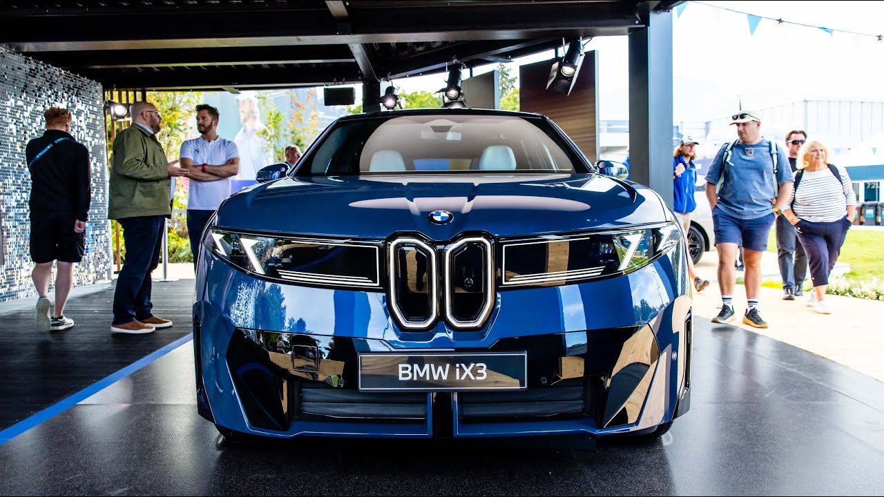 ​The new BMW iX3 arrives at the BMW PGA Championship 2025 | BMW UK​