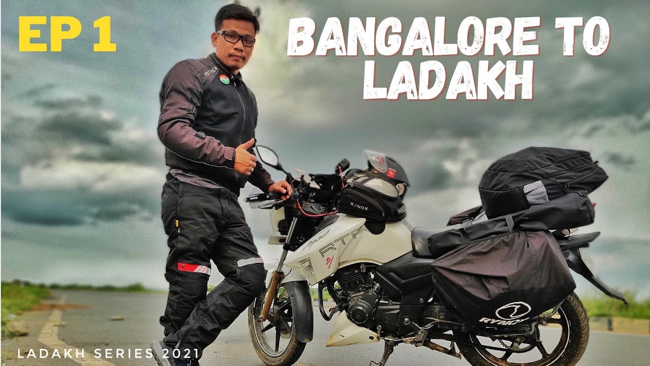 EP1 | Bangalore to Ladakh In Apache RTR180 | Solo Ride | Bangalore to Hyderabad | Ladakh Series 2021