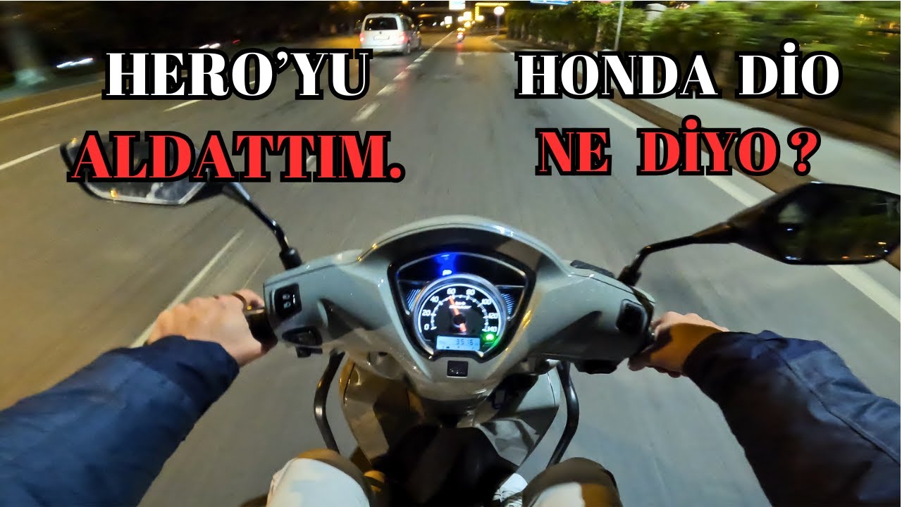 Honda Dio / Ufak Bir Gazlama / Motovlog