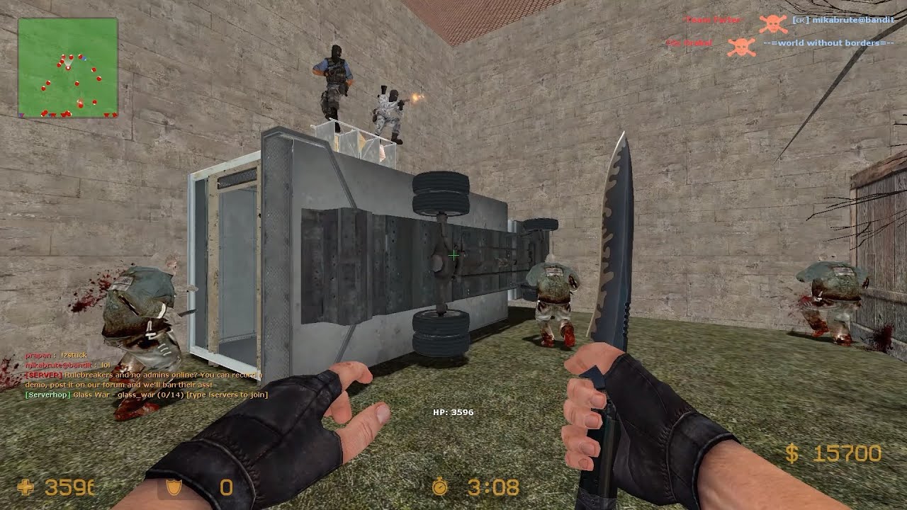 zm rush final 8 map in Counter-Strike: Source (CSS) - Zombies (274)