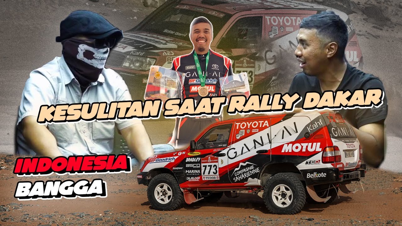 KETEGANGAN JEJELOGY PADA SAAT RALLY DAKAR