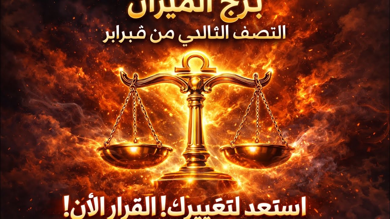 برج الميزان ♎ قراءه توقعات عامه اسبوعيه برج الميزان ♎  النصف الثاني من فبراير الخميس ٢/١٢الي٢/١٩♎