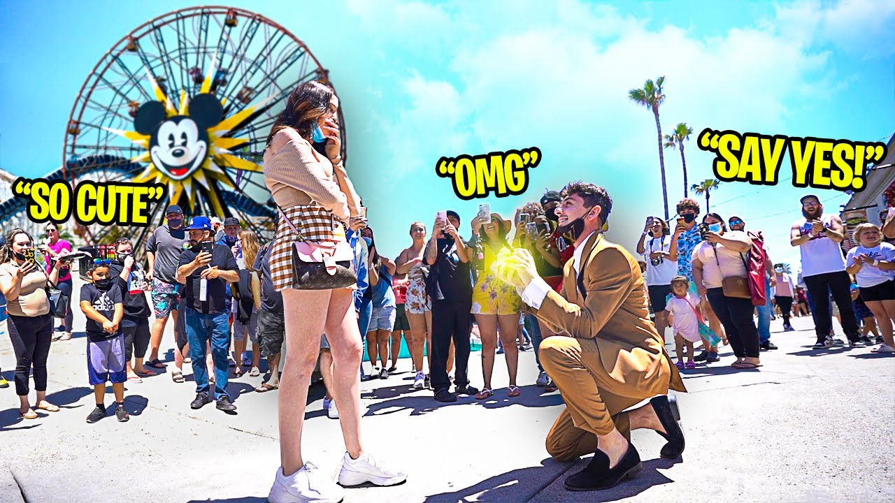 I Proposed to my Girlfriend in Public & She Said No.. (GONE WRONG)