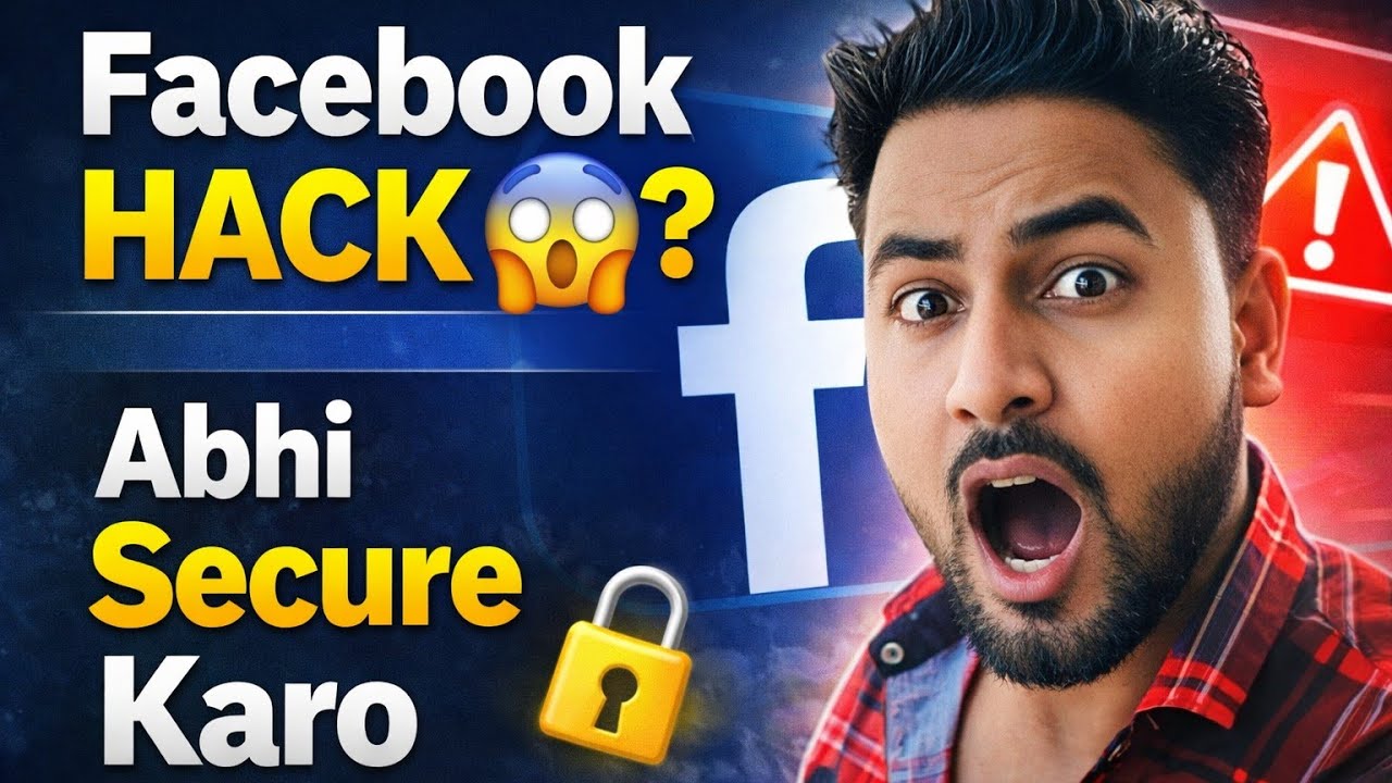 Facebook Account Secure Kaise Kare 2026 🔐 | Hack Hone Se Bachao | 2 Step Verification Full Guide