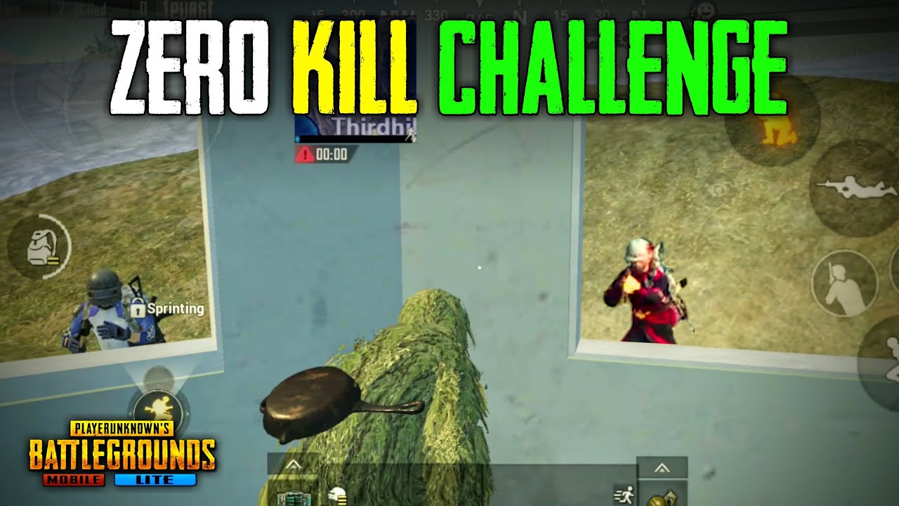 PUBG Mobile Lite Zero Kill Challenge #1