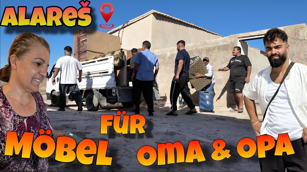 NEUE M&Ouml;BEL f&uuml;r Oma & Opa 😱 | Dorf-&Uuml;berraschung | L&auml;mmer, Tanoor, Berge | Rami.K X BasnasK&uuml;che 