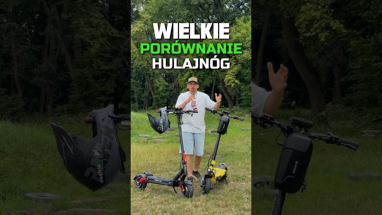 XRider F10 PRO vs Hiley Tiger EVO GTR - por&oacute;wnanie hulajn&oacute;g terenowych