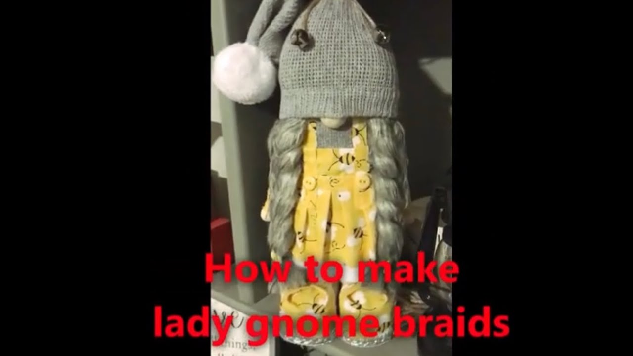 How to make lady gnome braids with fur