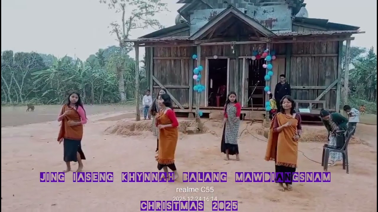 "TO IAROH IA KYRTENG U TRAI "DANCE BY JK BALANG MAWDIANGSNAM, CHRISTMAS 🎄🎁