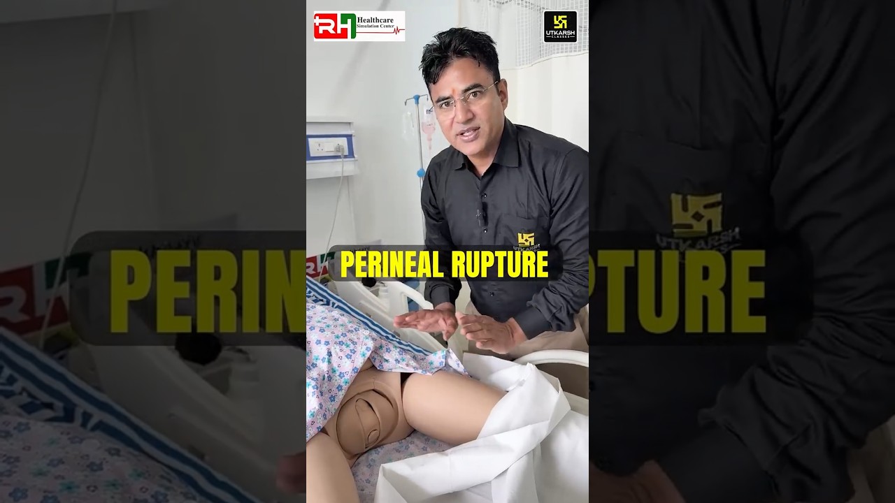 Ritgen Maneuver Easy Explanation! 🩺 #shorts #utkarshnursing #mahipalsirnursing