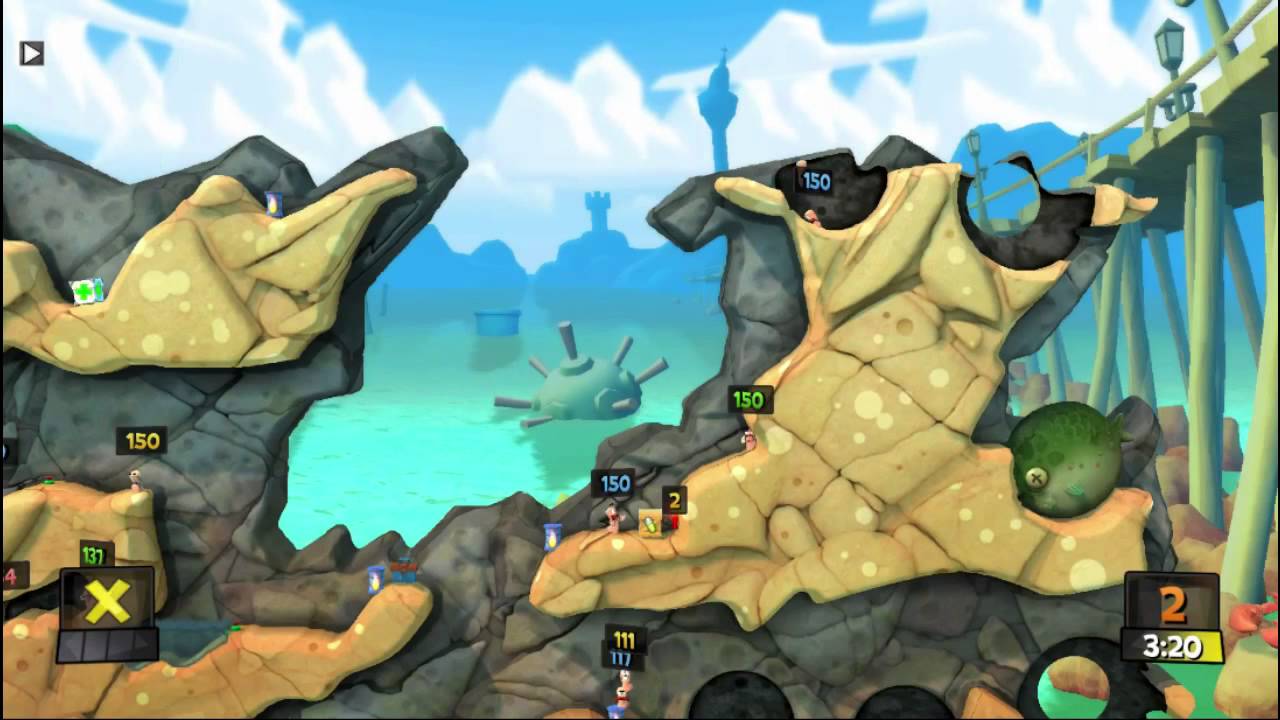 Dread, Волоша, Nexus, Друг - Worms Revolution [02 янв 2015] игра 5