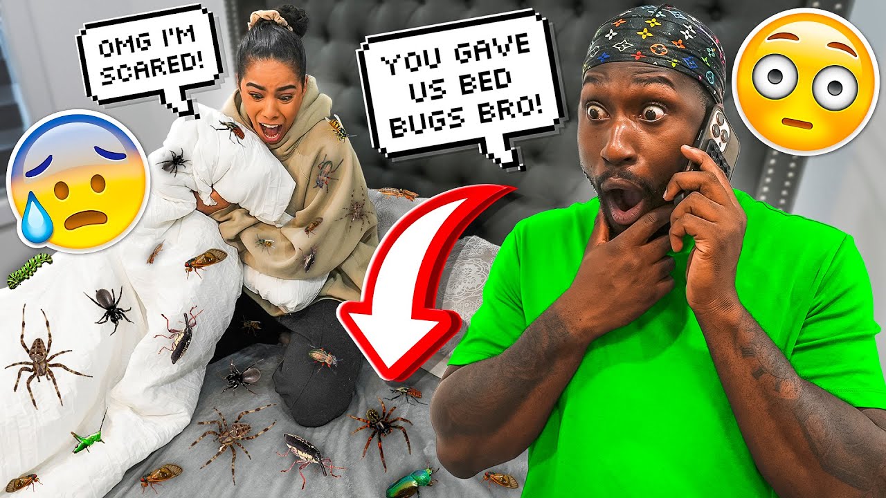 I Accidently Brought BED BUGS To Our House PRANK!