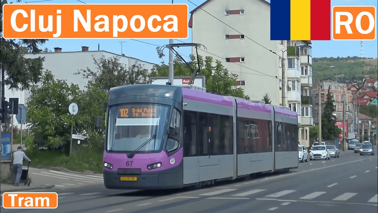 🇷🇴 CLUJ NAPOCA TRAMS 2021 | Tramvaie Cluj Napoca【4K】