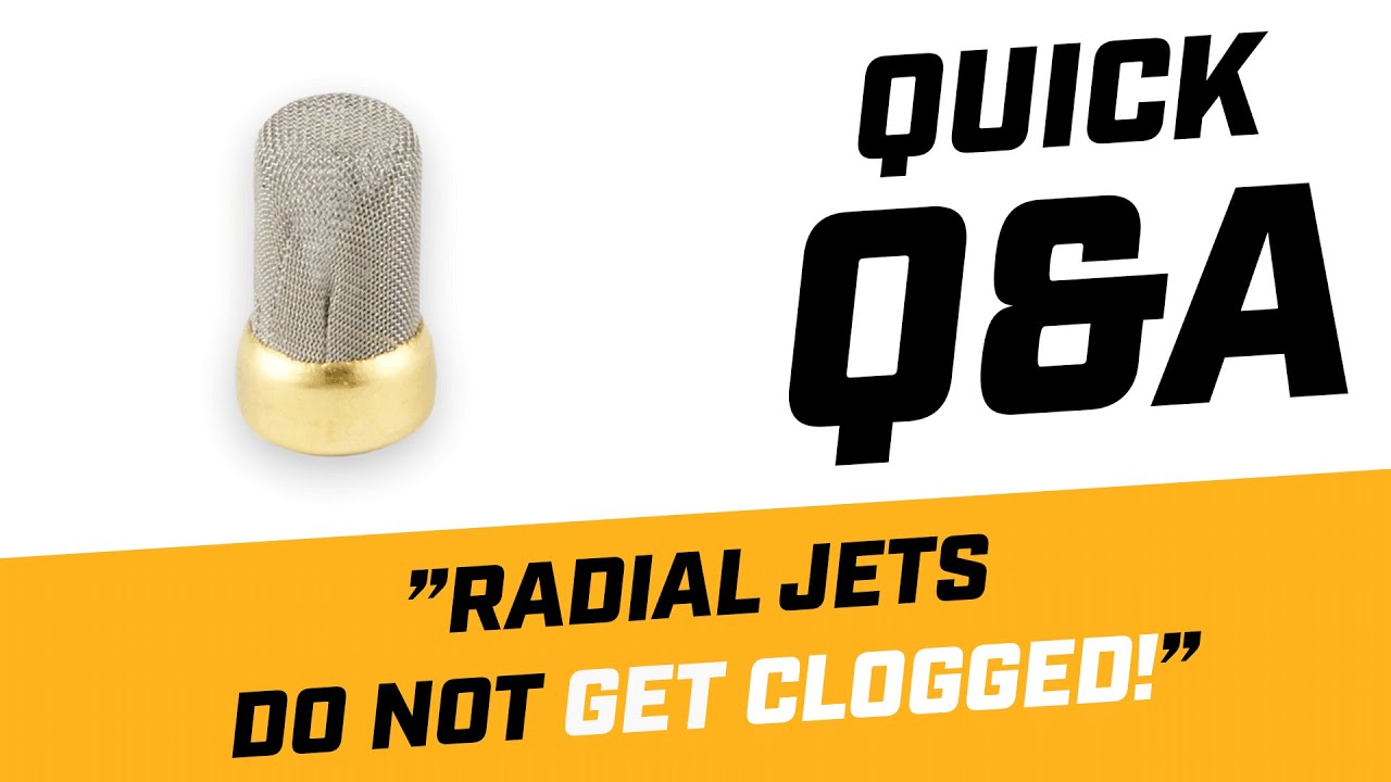 Radial Jets Do Not Get Clogged!