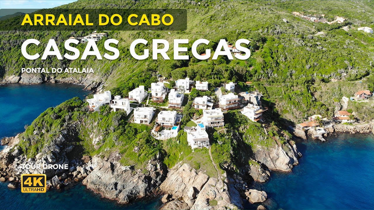 Casas Gregas no Pontal do Atalaia em Arraial do Cabo