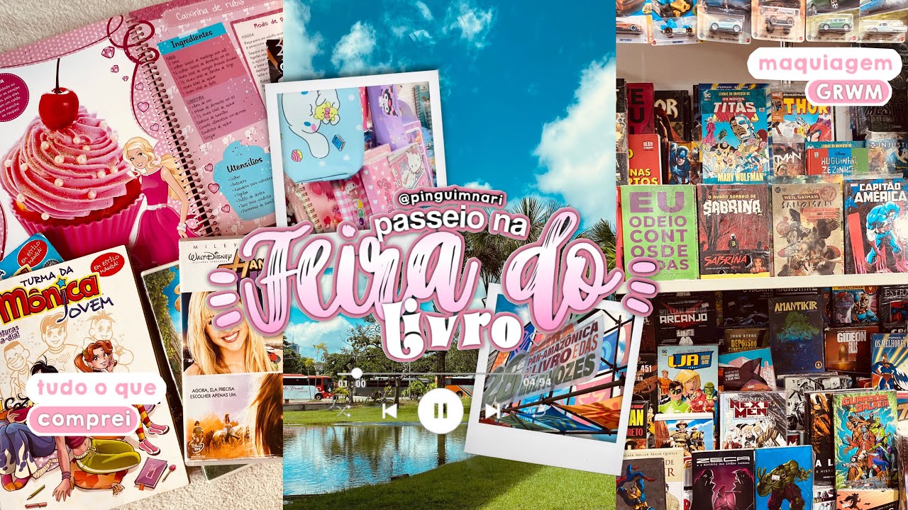 ✨ #VLOG: Passeio escolar na FEIRA DO LIVRO! 💌🌷- Pinguimnari