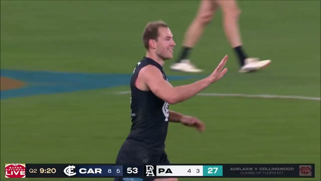 Harry McKay - AFL 2025 Round 23 Highlights - Carlton vs Port Adelaide