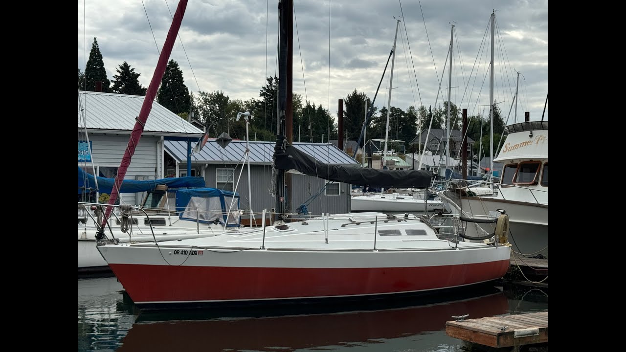 J30 Sailboat for sale in Portland Oregon, Insta 360 video