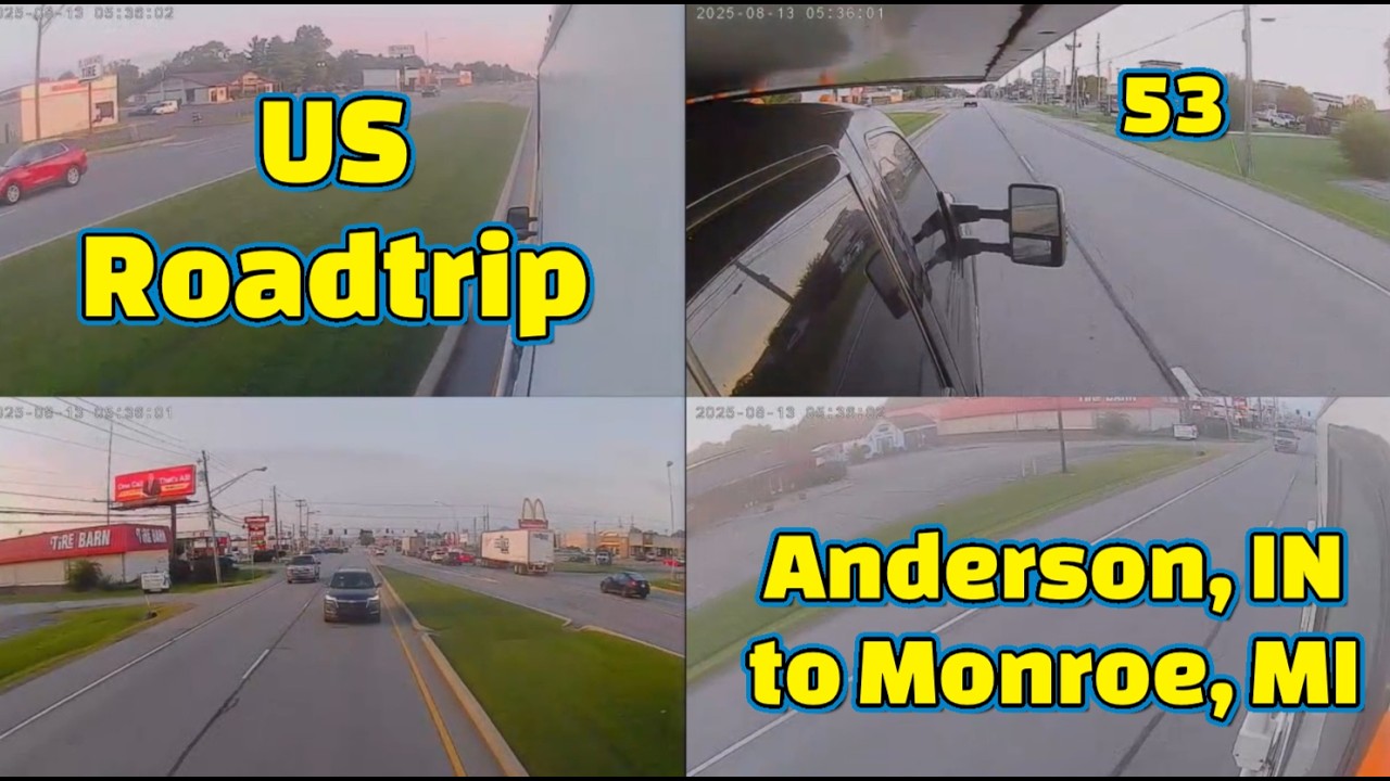 Anderson to Monroe, MI-US Roadtrip