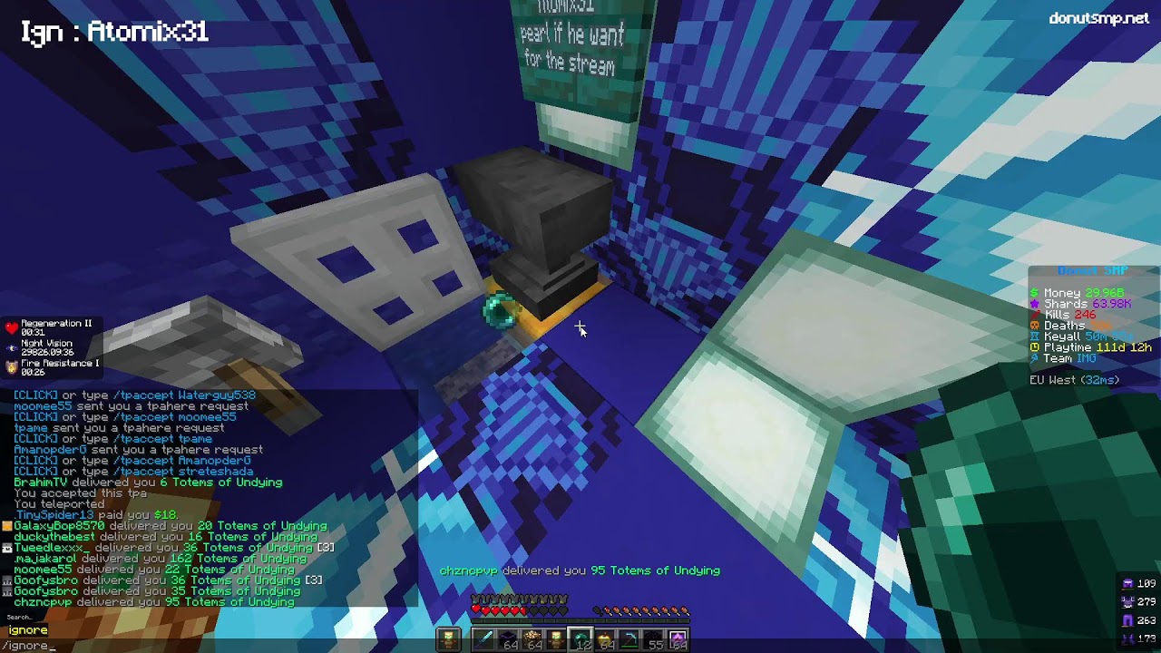 DonutSMP Live | Rating Bases 7m Each | Selling Skellies 5.5m | 1 Bill Giveaway |