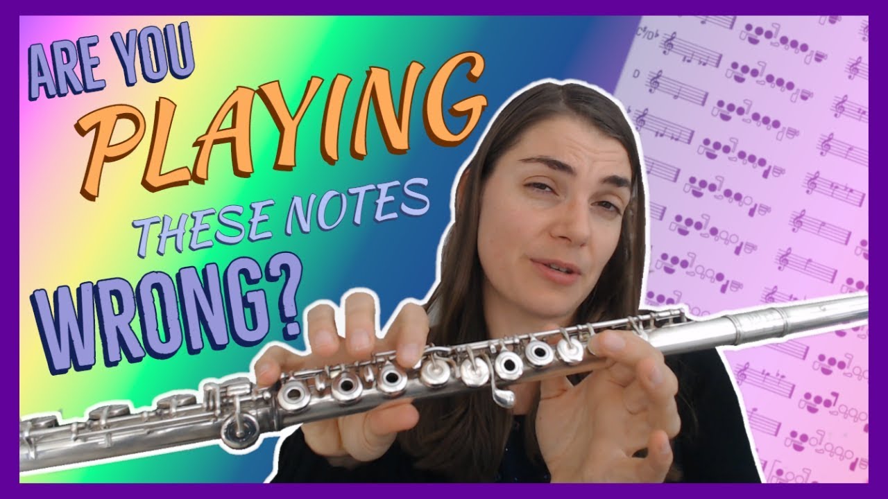 Most common flute fingering mistakes