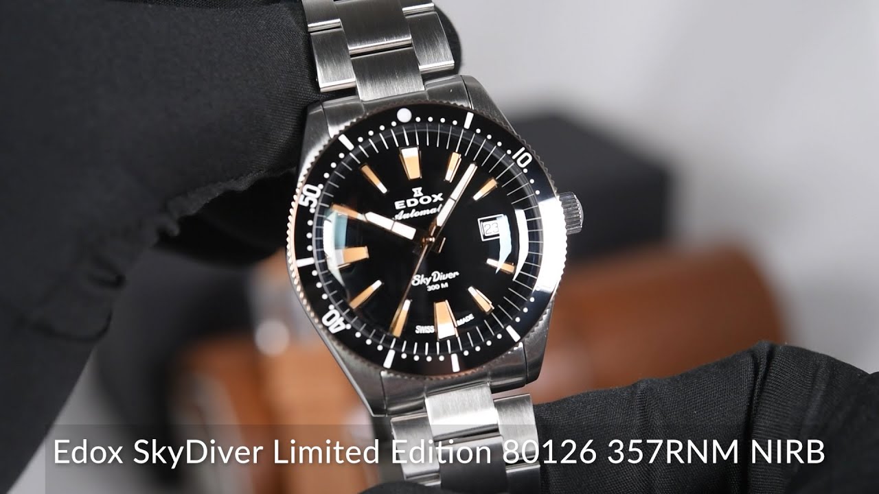 Edox SkyDiver Limited Edition 80126 357RNM NIRB