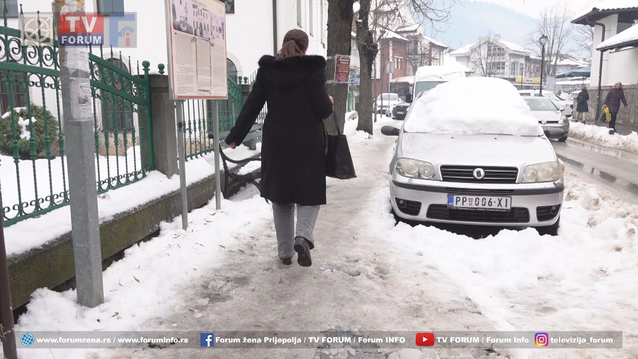 Dva do tri puta više povreda na ledu ove zime u odnosu na prethodne godine u Prijepolju