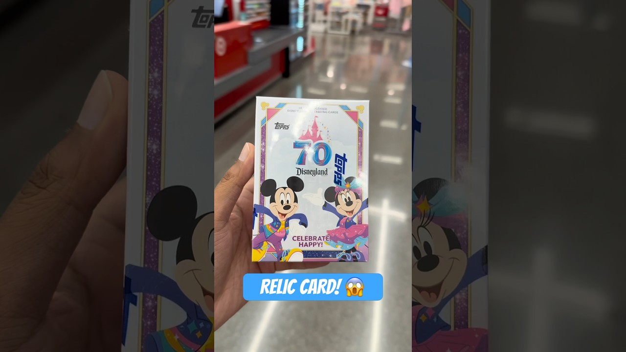 TARGET RETAIL BREAKS! #tradingcards #topps #disneyland