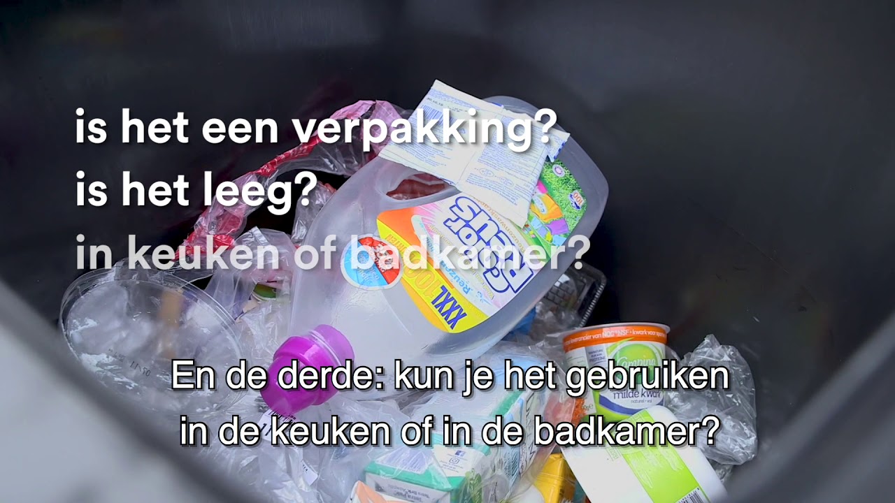 1. Wat mag er in de plasticbak?