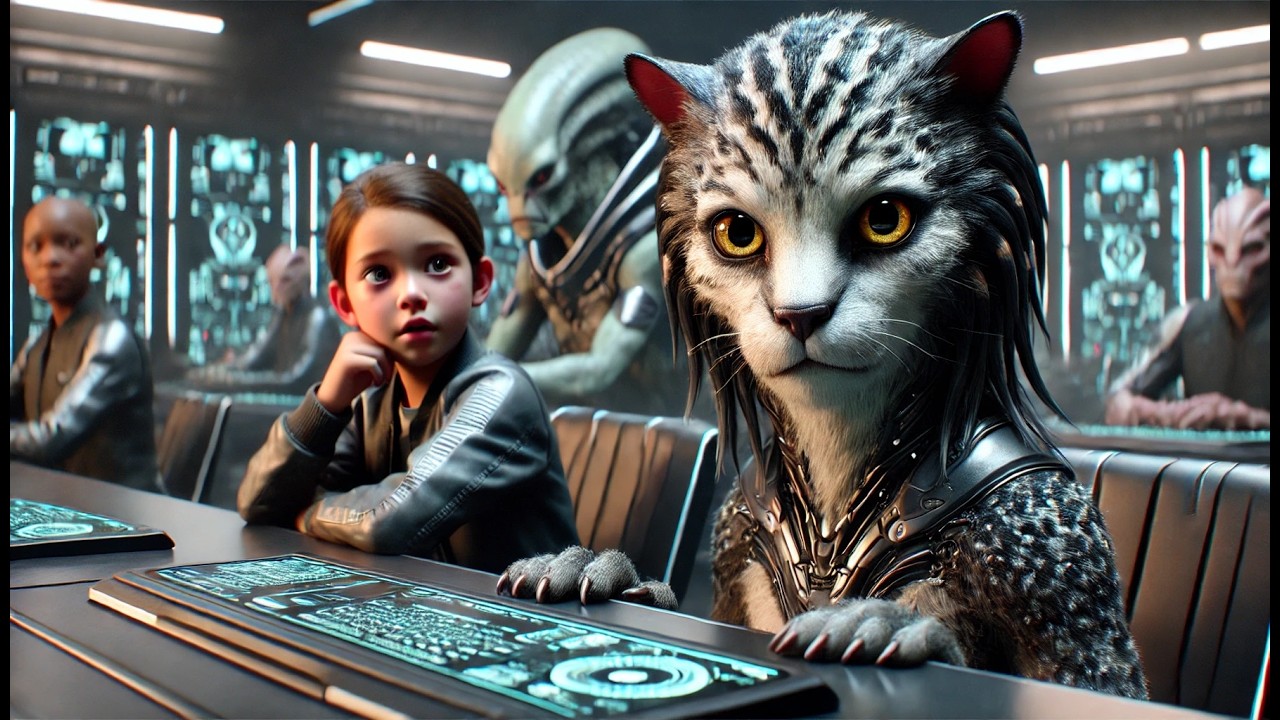 A Predator Cub Took the Seat Beside the Human Girl—The Teacher Nodded And got scare|HFY SciFi Story