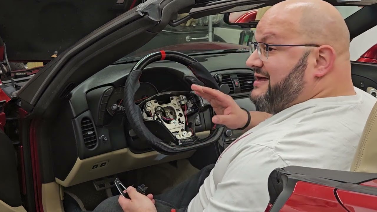 F1 Paddle Shifter mod (a.k.a upgrade) on C6 Corvette