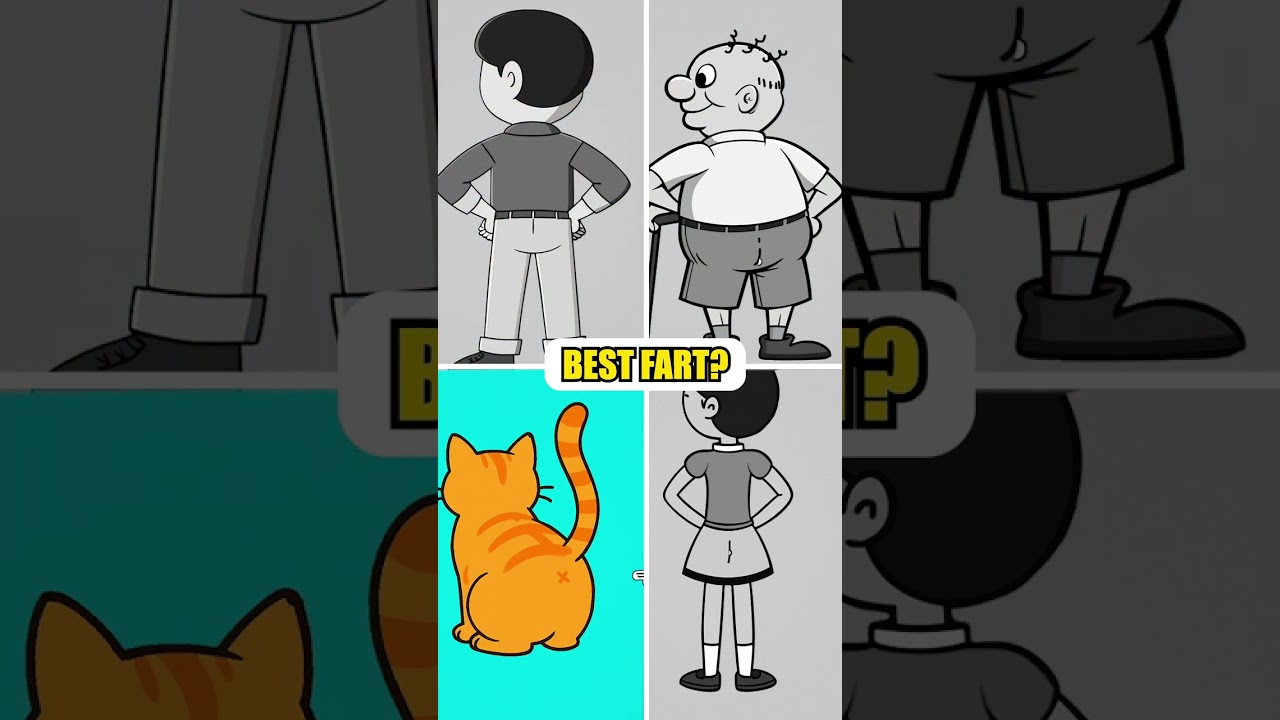 Who Has The Best Fart? 😜 #funny #kids