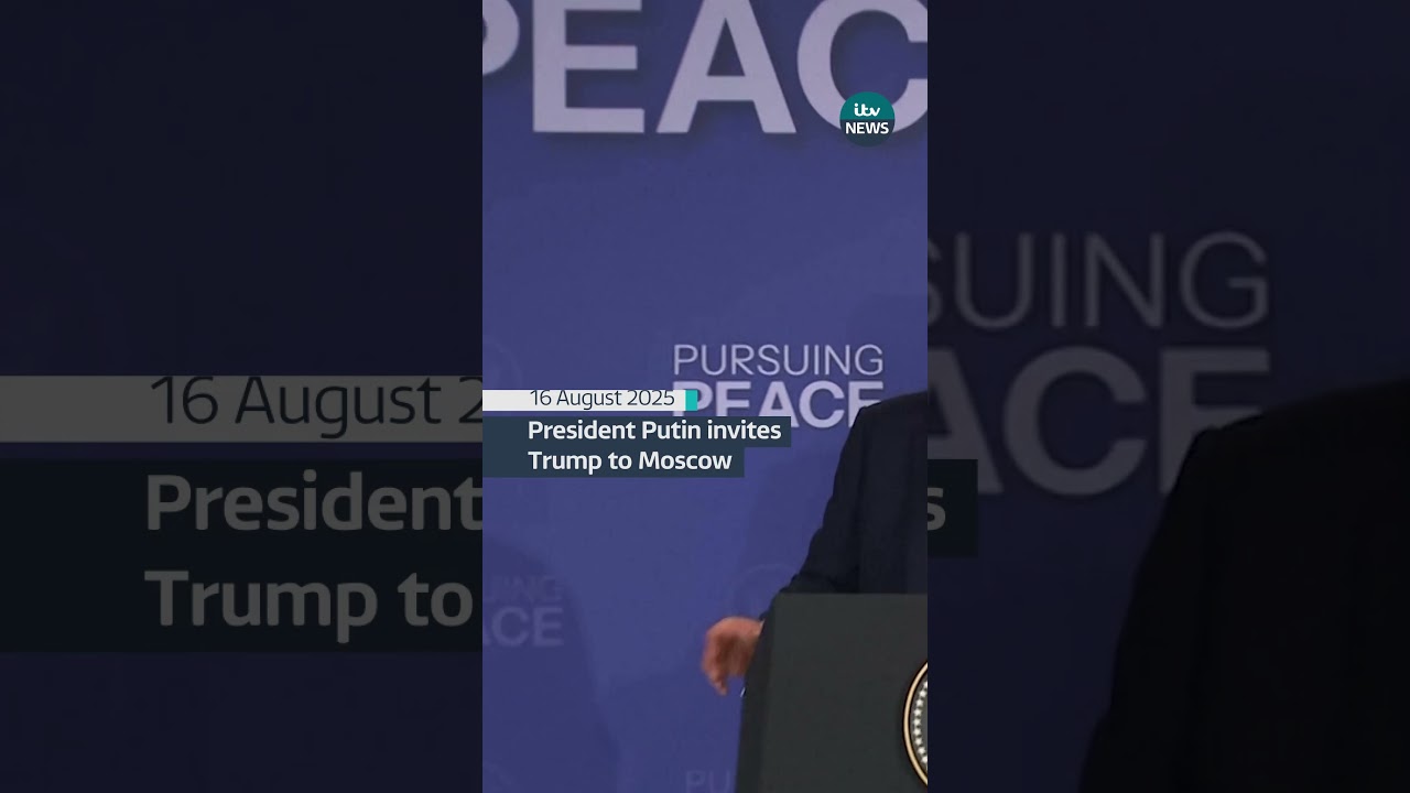 Putin has invited Trump to meet him in Moscow #itvnews #russia #usa