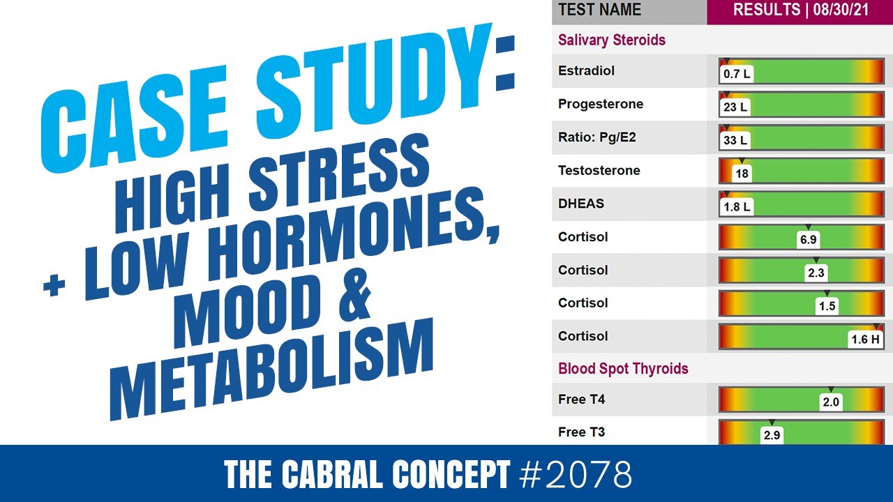 Case Study: High Stress + Low Hormones, Mood & Metabolism | Cabral Concept 2078