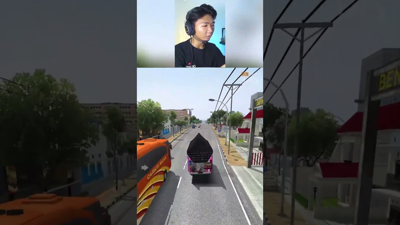 Begini Akibat Truk Oleng dan Barbar di Jalan Raya Sempit di BUSSID!! 